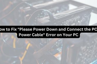 Please Power Down and Connect the PCIe Power Cable