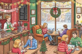 Starbucks Christmas cafe