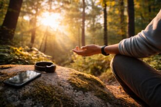 enjoying somatic joy outdoors reflecting the over-optimization backlash