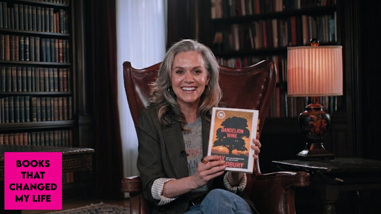 Hilarie Burton discussing Dandelion Wine by Ray Bradbury on Books That Changed My Life