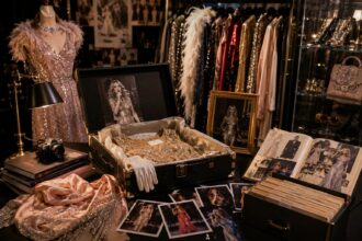 archival fashion trend in 2026 featuring celebrities showcasing preserved vintage couture pieces