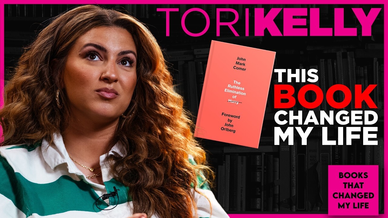 singer Tori Kelly reflecting on slowing down faith and motherhood through John Mark Comer's book