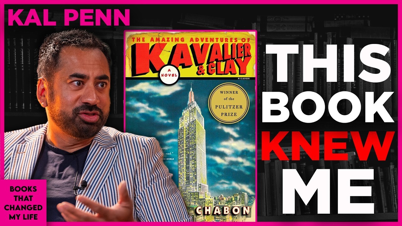 actor Kal Penn reflecting on identity comic book history and escapism through Michael Chabon's Pulitzer winning novel