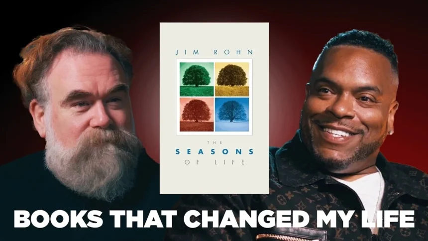 actor Sean Ringgold reflecting on growth transitions and purpose through Jim Rohn's personal development classic