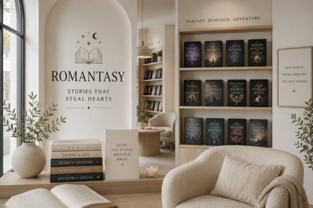 romantasy bookshops becoming reader hubs in 2026 with themed displays and community events