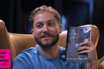 pop singer Jordy reflecting on empathy healing and self-love through Claire Mackintosh's psychological thriller